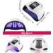 Professional UV LED Nail Lamp - 280W Gel Polish Dryer with Auto Sensor, 66 LEDs, Portable Handle - Nail Art Tools - Buy Online on SooperMarket.com