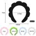 Spa Headband Set for Women - Soft Terry Cloth Headband for Face Washing and Makeup - Bubble Skincare Headband with Wristbands - Black+White - Perfect Gift Idea - Buy Online on SooperMarket.com