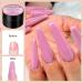 Saviland Builder Nail Gel Kit - 12 Colors Extension Glitter Hard Gel Set for Nail Strengthening and Art - Includes 3 Nail Brushes and Forms - A-Glitter Series - Buy Online on SooperMarket.com