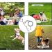 10ft Dog Tie Out Cable with 15" Spiral Ground Stake Spike for Small to Medium Dogs Up to 60 lbs for Playing Camping Outdoor Yard and Backyard in Ground (White) - Buy Online on SooperMarket.com
