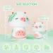 Mewaii 14 Soft Watermelon Cow Mushroom Pillow Stuffed Animal Plush - Cuddly White Cow Toy for Kids | 14 Inch - Buy Online on SooperMarket.com
