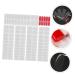 FOYTOKI 10 Sheets Nail Stickers Blank Gel Wraps for Nails Glaze Semi Cured Gel P dicure Gel Nail Wraps Semi Cured Gloss Pedicure Nail Strips Nails Gel Clear Gel Strip Kit Double Sided Tape - Buy Online on SooperMarket.com