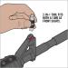 Real Avid Front Sight Adjuster - Universal Tool for A1 and A2 Type Front Sights | Black/Tan - Buy Online on SooperMarket.com