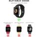 ShellBox Waterproof Apple Watch Case 42mm Series 3 & 2 | Premium Silicone Band | Built-in Screen Protector | Slim Drop/Shock Proof | Black - Buy Online on SooperMarket.com