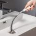 60CM/23.62Inch Sink Cleaning Pipe Brush Flexible Drain Unblocker Tube Brush Household Sewer Dredging Tool Waterpipe Overflow Cleaner Hair Catcher Pipe Cleaning Brush for Bathroom Kitchen Drain White