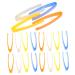 SAFIGLE 20pcs Plastic Tweezers Plastic Tweezers for Kids Emergency Kit Accessories Short Hair Child Tweezers for Kids