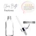 Clear Glass 50ml Dropper Bottle - Aromatherapy DIY Beauty Arts Crafts - Create Personalized Spa Products - Versatile Craft and Skincare Solution for DIY Enthusiasts (Silver/White Pipette - 6) - Buy Online on SooperMarket.com