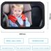 VFclar Baby Car Mirror- 360 Degree Adjustable Safety Mirror for Rear Facing Infant - Shatterproof & Crash Tested - Wide Crystal Clear View - Buy Online on SooperMarket.com