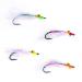 Goture Fly Fishing Flies Trout Flies Fly Fishing Lure Nymph Streamer Minnow Shrimp Flies for Fly Fishing Style 11-4pcs 12#hook