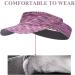 Lattcure Adjustable Summer Visor Hat for Men - Tennis Golf & Outdoor Sports - Violet Sun Cap - Buy Online on SooperMarket.com