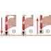 valonic tick remover 2 pack red tick removal tool tick remover for dogs and cats - Buy Online on SooperMarket.com