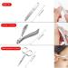 Glamne Manicure Pedicure Set Tools Professional Stainless Steel Nail Care Kits with Holographic Travel Case(Pink) - Buy Online on SooperMarket.com