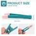 Best Tear Stain Brush for Cats & Dogs | Remove Eye Crust & Mucus | Reusable Pet Eye Comb with Soft Rubber Head - Buy Online on SooperMarket.com