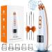 2023 Newest Blackhead Remover Pore Vacuum Upgraded Facial Pore Cleaner Electric Acne Comedone Whitehead Extractor Tool-5 Suction Power 5 Probes USB Rechargeable Blackhead Vacuum Kit for Women & Men