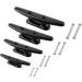 OSTARE Boat Nylon Cleat Kayak Cleat Set - 4 Pack, Black - 4 5 6 8 Inch Options - Buy Online on SooperMarket.com
