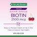 Nature's Bounty Biotin 2500mcg Supplement Helps Maintain Health of Hair and Skin Vegan formula 100 Tablets - Buy Online on SooperMarket.com