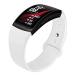 Compatible with Gear Fit 2 Band / Gear Fit 2 Pro Bands, NAHAI Soft Silicone Replacement Bands Wristband for Samsung Gear Fit 2 and Fit 2 Pro Smartwatch, Small, White White S: 5.5''-7.1''