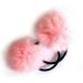 REYIN-CHHN A Pair of Lovely Pom Pom Hair Bands Decorative Pom Poms Band - 2 Inch Pom Pom (Baby Pink) - Buy Online on SooperMarket.com
