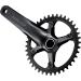 Shimano GRX FC-RX600-1 Crankset - 170mm 11-Speed 40t Black - Hollowtech II Spindle Interface - Buy Online on SooperMarket.com