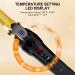 DAN Technology 3/4 Inch Tourmaline Ceramic Hair Curling Iron - Fast Heating LCD Screen Auto Off | Ideal for DIY & Salon Use (Gold Black - Buy Online on SooperMarket.com