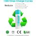 Buy 1.5V AA Rechargeable Batteries - 3500mWh High Capacity 1500 Cycles Fast Charge - 4 Pack Sky-Blue Li-ion Batteries for International Shipping - Buy Online on SooperMarket.com