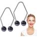 Dimple Trainer | Dimple Makers | Face Muscle Trainer | Stainless Steel Rustproof Smile Exercisers | Women Men Smile Correctors | Facial Beauty Training Tool For Working Reading (Black) - Buy Online on SooperMarket.com