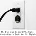 Yidax Outer Space Black Outlet Covers Baby Proofing - 24 Pack Childproof Socket Protectors for Home & Office - Easy Install 1.3x1.3 in - Buy Online on SooperMarket.com