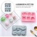 Alipis 2 Pcs Baking Cake Mold Roasting Pan Baking Pans Ice Cube Lollipop Molds Silicone Mold Tool Household 19.9x13.8cm Blue - Buy Online on SooperMarket.com