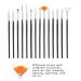 15pcs Painting Brush Set - DIY Nail Art Manicure Tools for Detailed Dotting & Line Drawing - International Shipping Available - Buy Online on SooperMarket.com