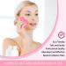 100 Heart Shape Facial Sponges | Natural Cellulose | Reusable Makeup Remover Sponge | Exfoliating Face Cleansing Sponge - Pink - Buy Online on SooperMarket.com