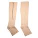 Calves compression stockings for men and women compression socks fipelo socks to relieve varicose veins breathable elastic footstulps (skin color) XXL skin color