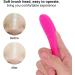 Silicone Face Cleansing Brush - Blackhead Removal & Pore Cleaner | Dark Rose Red Massage Tool - Buy Online on SooperMarket.com