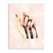 Stupell Industries Glam Nail Polish Hand Fashion Style Stars Design by Ziwei Li