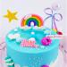 KRISMYA Rainbow Cloud Cake Topper Soft Pottery Rainbow Cake Topper Cupcake Topper for Boys Girls Birthday Decorations Baby Shower Wedding Party Favors Supplies - Buy Online on SooperMarket.com