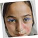 ABOOFAN 2 Pairs Blue Long Eyelashes Halloween Fake Lashes Makeup Long Fake Eyelashes Halloween Artificial Eyelashes Halloween Makeup Eyelashes Cosplay Miss False Eyelashes - Buy Online on SooperMarket.com