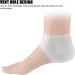 5 Pair Heel Protectors for Shoes Moisturizing Heel Socks Heel Pads Cushion Protectors Moisturizing Heel Protective Cover Wrap for Women to Heal and Treat Dry Cracked Heels(White) - Buy Online on SooperMarket.com