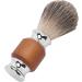 Premium Shaving Brush for Men - Rubber Wood Handle Foaming Trimmer Perfect for Barbers & Salons - Buy Online on SooperMarket.com
