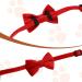 Personalized Cat Collars with Bells - Adjustable Pet Safety Collars for Small Dogs & Cats - 2 Pack in Red & Black - Buy Online on SooperMarket.com