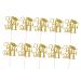 CHILDWEET 10pcs 2021 Graduation Cake Arrangement Trencher Cake Toppers 2021 Graduation Photo Booth Props Dessert Picks High Grad Paper Cups Party Cake Topper Food Insert Card Golden 13x13.5cm