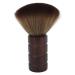 Hair Cutting Neck Dust Brush with Nylon Hair Wooden Handle for Home Salon Barber Dust Cleaning Brush for Face Neck Hair