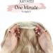 Invisible Wire Hair Extension - Natural Wavy Synthetic Clip-In, Adjustable Size with 2 Secure Clips, Long Curly Golden Blonde - Secret Hair Piece for Women (16inch) - Buy Online on SooperMarket.com