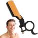 Puzzle Game Incaled razor stainless steel razor with a straight edge-mustache cleaning agent for camping outdoor adventure at home salon travel business trips black gold