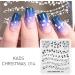 Christmas Festival Nail Art Stamping Template - Elk Star Snowflakes Pattern | Alexnailart Manicure Tool (CH014) - Buy Online on SooperMarket.com