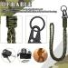 ROXNVM Paracord Key Trailer with Carabiner 4 Pack Lanyard Key Rings for Outdoor Camping & Hiking Ideal for Men & Women - Buy Online on SooperMarket.com