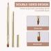 Yoizyfree 3 PCS Retractable Lip Brush Set - Double-Ended Travel Makeup Brushes for Lipstick & Lip Gloss (Gold Pink Purple) - Perfect for International Shipping - Buy Online on SooperMarket.com