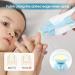 Electric Baby Nail Trimmer with LED Light - Safe & Quiet Nail Clipper for Newborns, Infants, Toddlers, Kids, Women (Blue) - Buy Online on SooperMarket.com