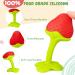 SHARE&CARE BPA Free Silicone Fruit Teether Toys with Storage Case - Infant Teething Pain Relief (5 Tree Fruits) - Buy Online on SooperMarket.com