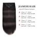 Double Weft Remy Human Hair Clip In Extensions 12 Inch #1B Natural Black - 70g 7pcs Silky Straight - Pack of 7 - Shop Now! - Buy Online on SooperMarket.com