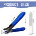 Portable Ultra Sharp Nail Clippers for Thick Nails - Heavy Duty Toenail Clipper with Long Handle - Professional Nail Trimmer for Men and Women - Blue - Buy Online on SooperMarket.com