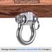 SELEWARE 304 Stainless Steel Swing Hangers Set - Heavy Duty 1800LB Capacity for Playground, Yoga Hammock, Porch Swing Sets - 4-3/4 Inch, 2pcs - Buy Online on SooperMarket.com